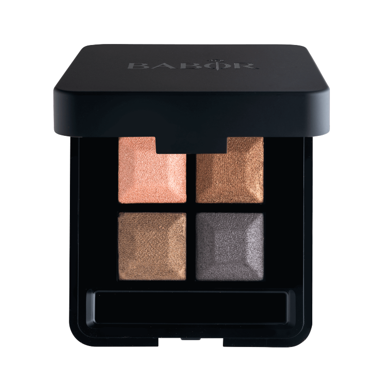 BABOR dekoratyvinė kosmetika_Akių šešėlių paletė Eye Shadow Quattro 02 Smokey